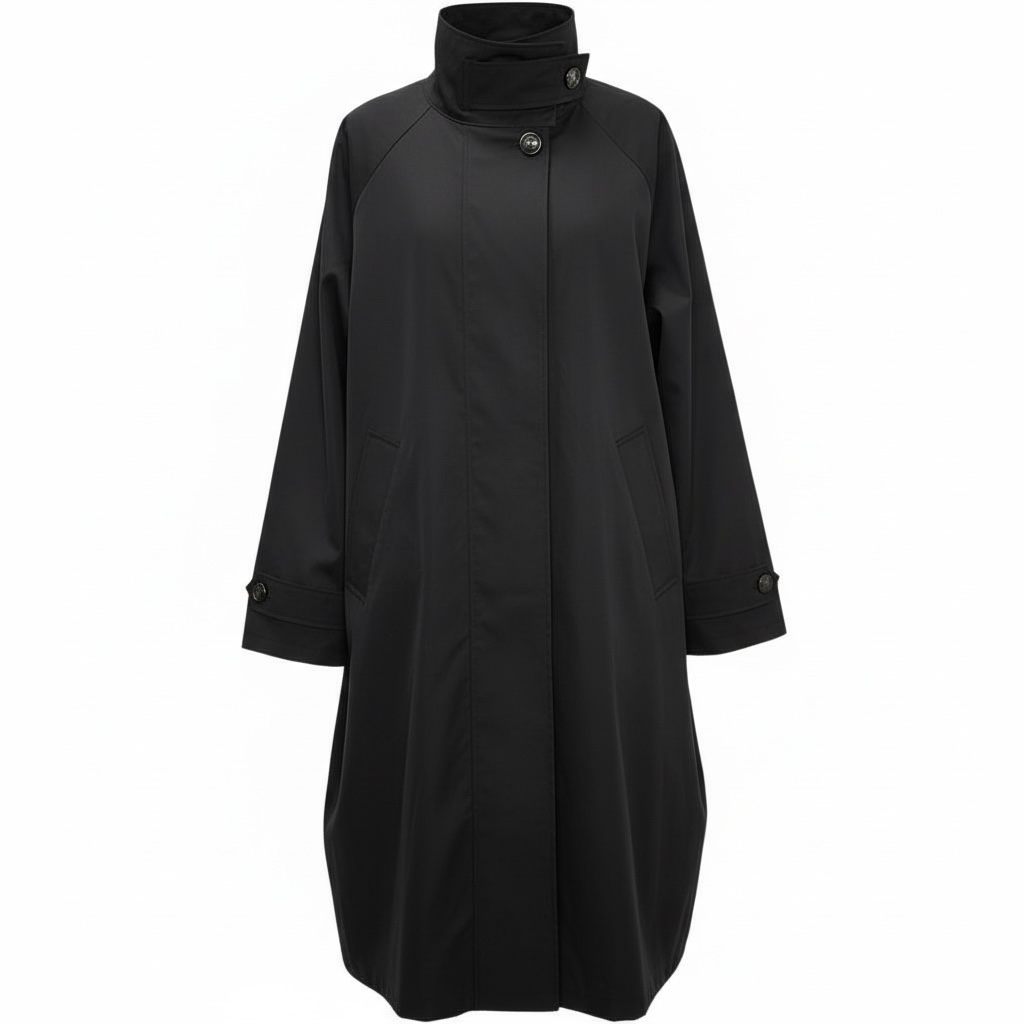 Trench veste col montant