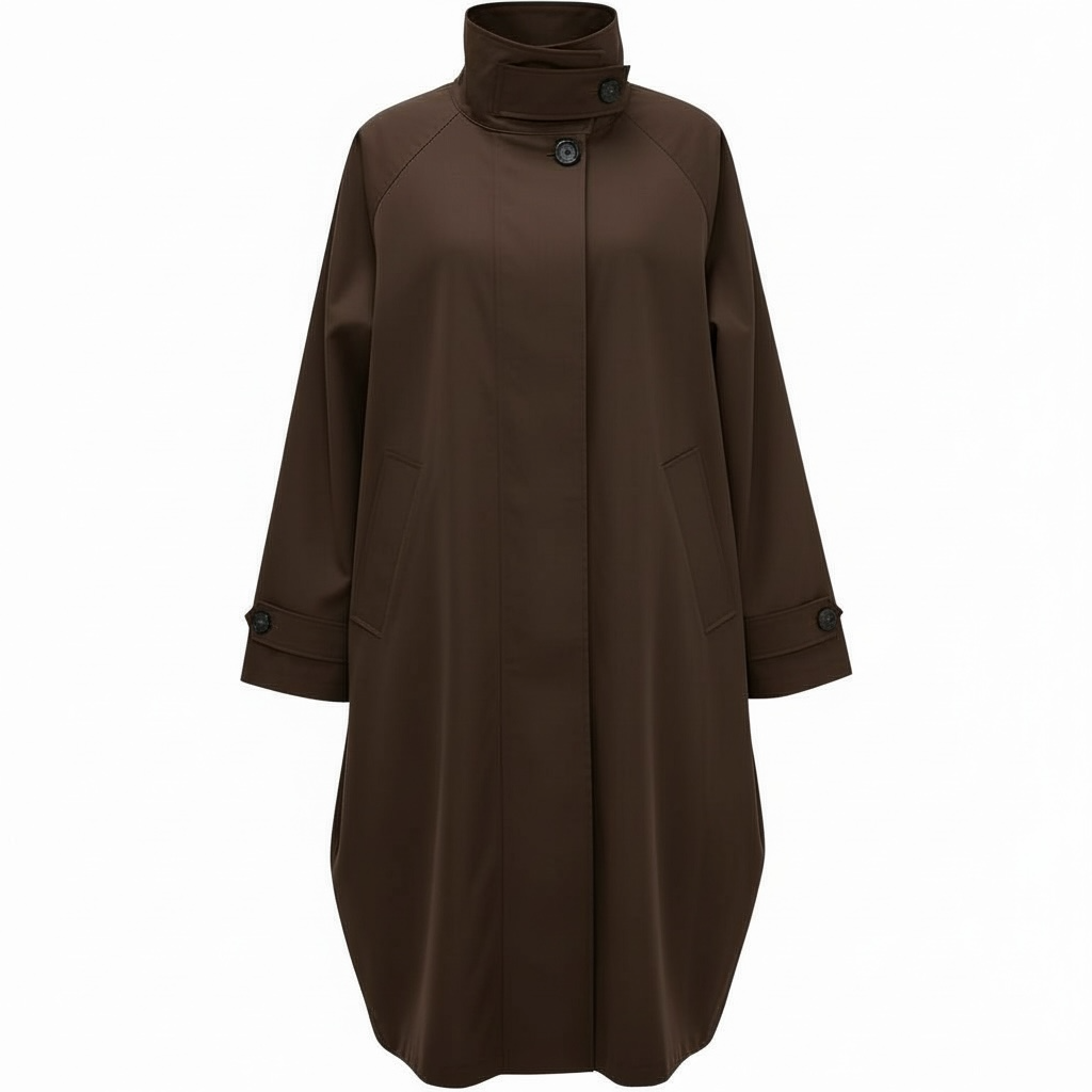 Trench veste col montant