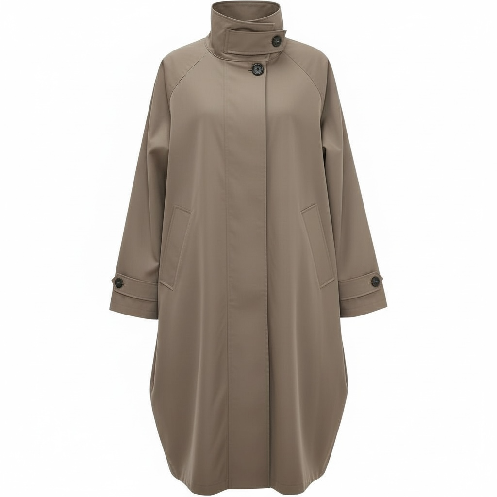 Trench veste col montant